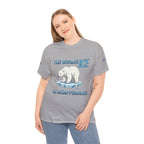 The Wrong ICE is Disappearing Unisex Heavy Cotton Gildan Tee, Casual Wear, Gift for Activists, Comfortable Protest Wear