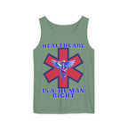 Healthcare is a Human Right Unisex Cotton Tank Top