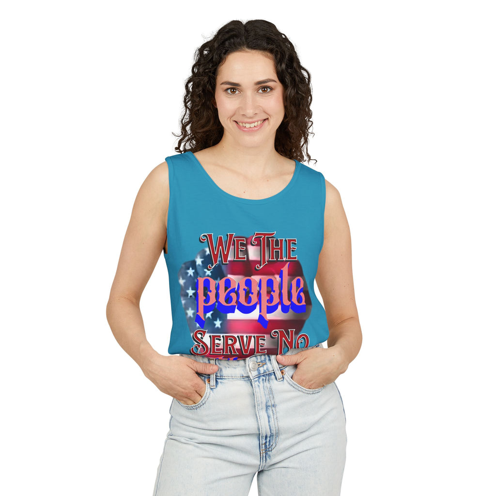 We The People Serve No Kings Unisex Cotton Tank Top