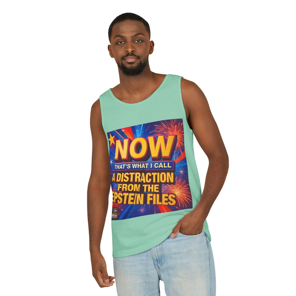 Now That's What I Call A Distraction Unisex Cotton Tank Top
