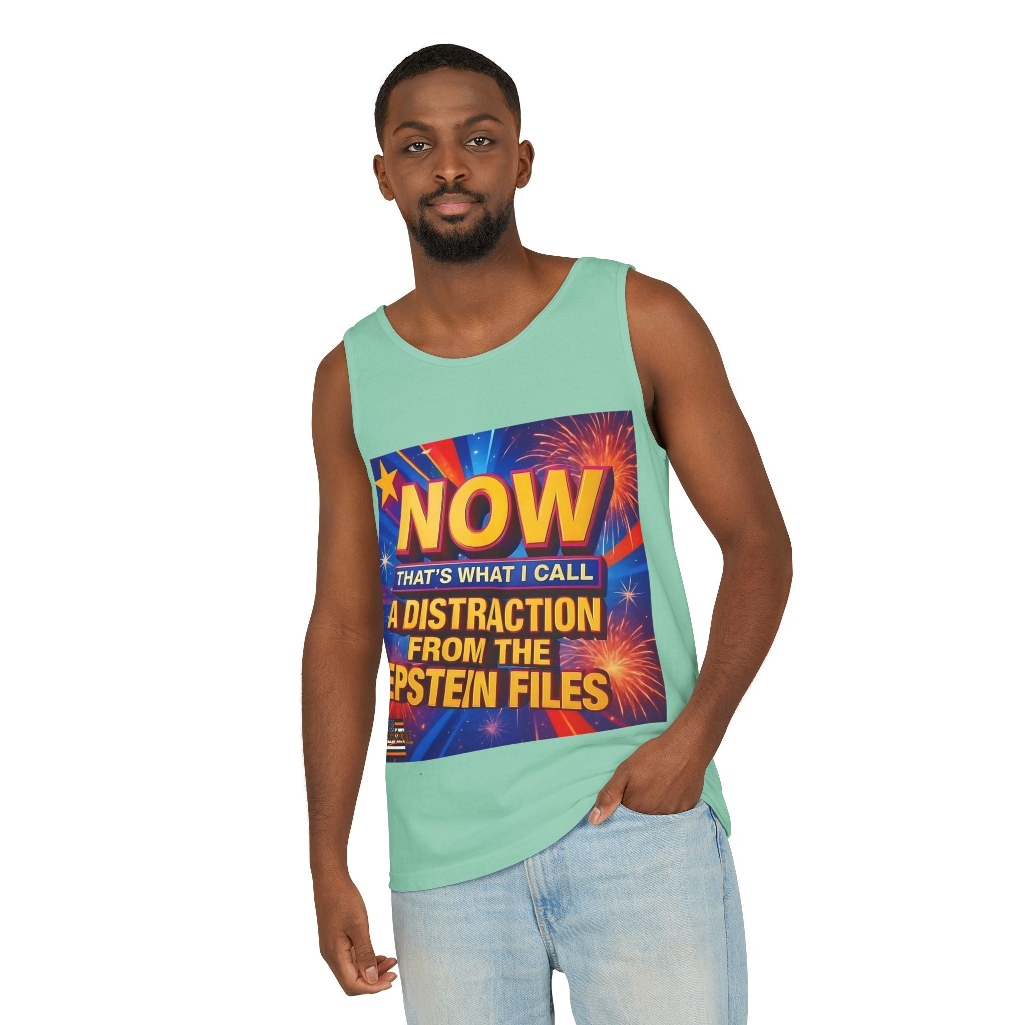 Now That's What I Call A Distraction Unisex Cotton Tank Top