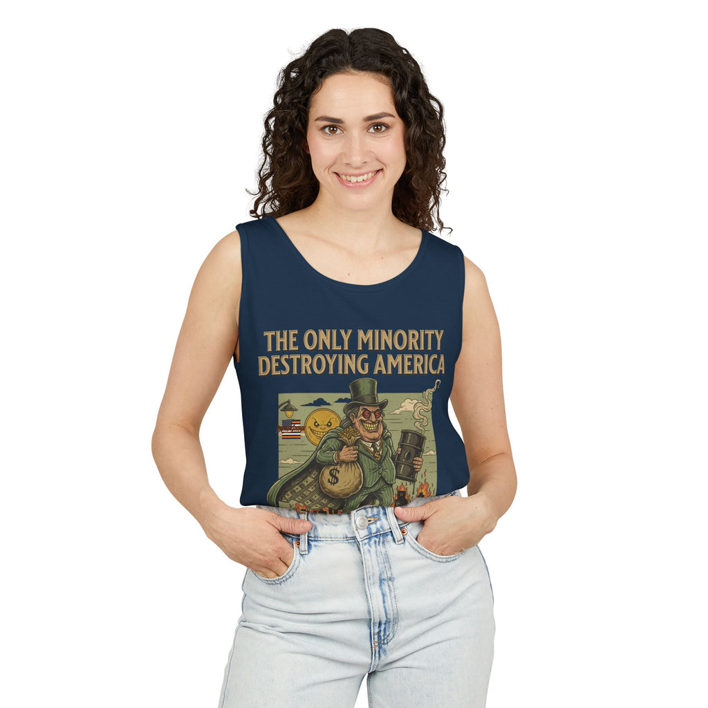 The Only Minority Destroying America Unisex Cotton Tank Top