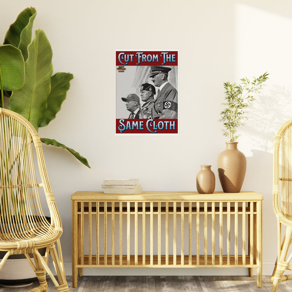 Cut From The Same Cloth 18" X 24" Durable Foam Board Protest Sign