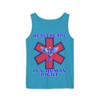 Healthcare is a Human Right Unisex Cotton Tank Top