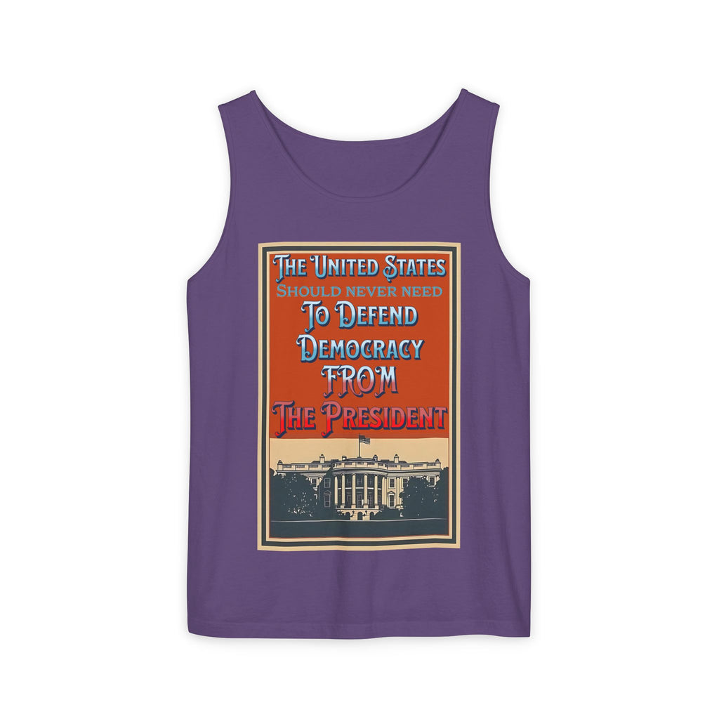 Defending Democracy Unisex Cotton Tank Top