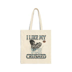 I Like My ICE Crushed Cotton Canvas Tote Bag
