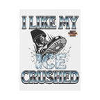 I Like My ICE Crushed 18"X24" Plastic Protest Yard Sign w/Wire Stand