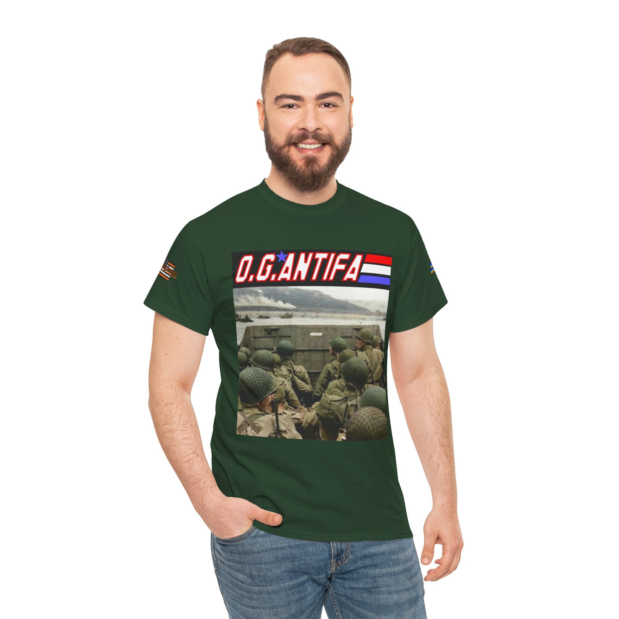 Original Antifa Unisex Heavy Cotton Gildan Tee