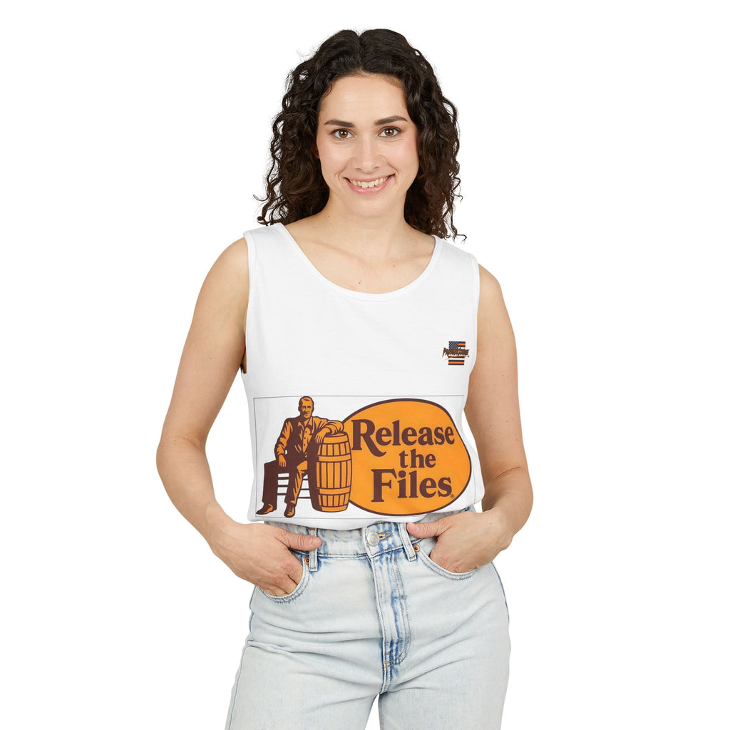 Release the Files Unisex Cotton Tank Top