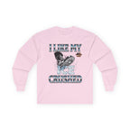 I Like My ICE Crushed Long Sleeve Cotton Gildan Tee