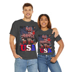 No Kings in the USA Unisex Heavy Cotton Gildan Tee, Casual Wear, Gift for Activists, Comfortable Protest Wear