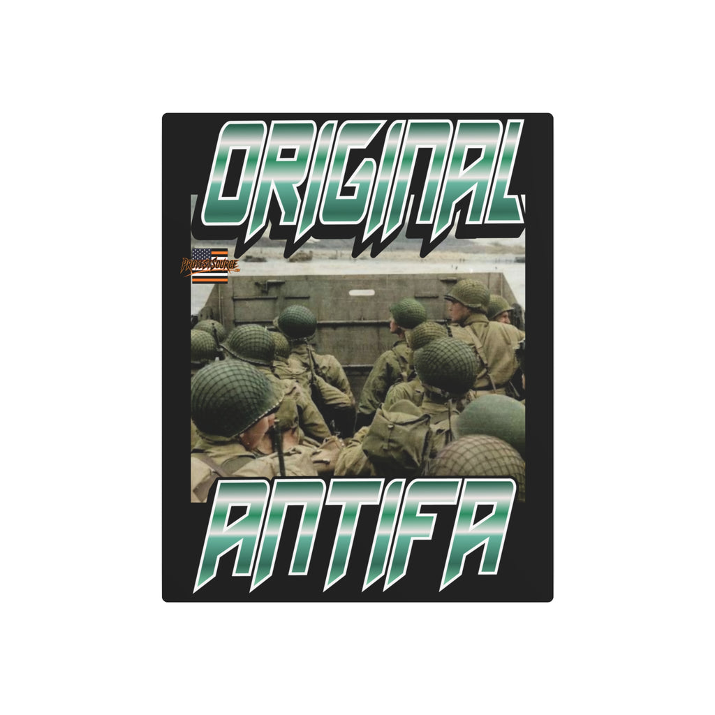Original Antifa 16" X 20" Aluminum Metal Protest Sign