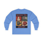 Different Time, Same Hat Long Sleeve Cotton Gildan Tee