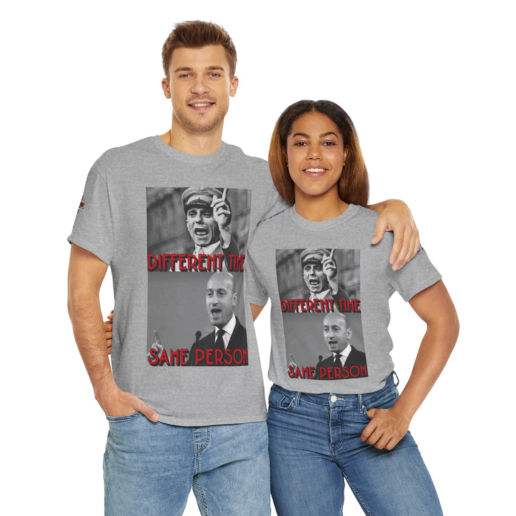 Different Time, Same Person Unisex Heavy Cotton Gildan Tee