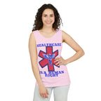 Healthcare is a Human Right Unisex Cotton Tank Top