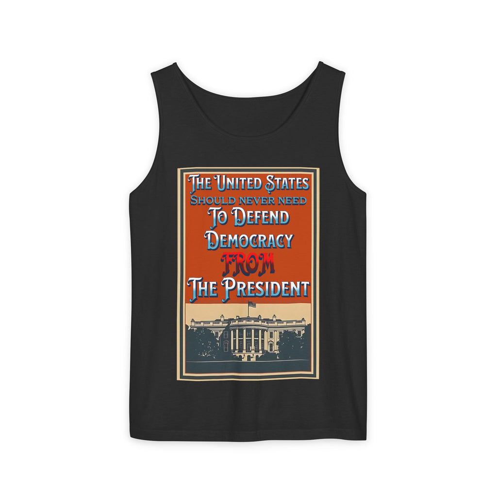 Defending Democracy Unisex Cotton Tank Top