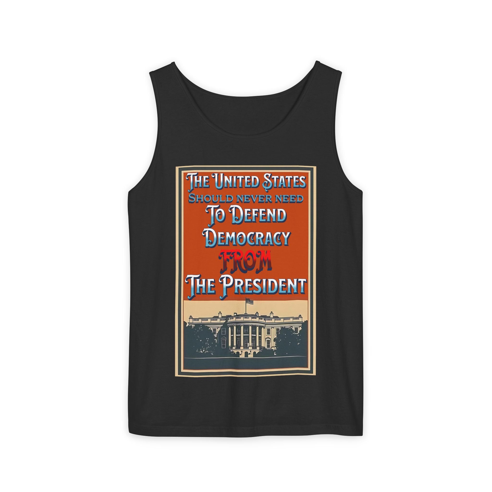 Defending Democracy Unisex Cotton Tank Top