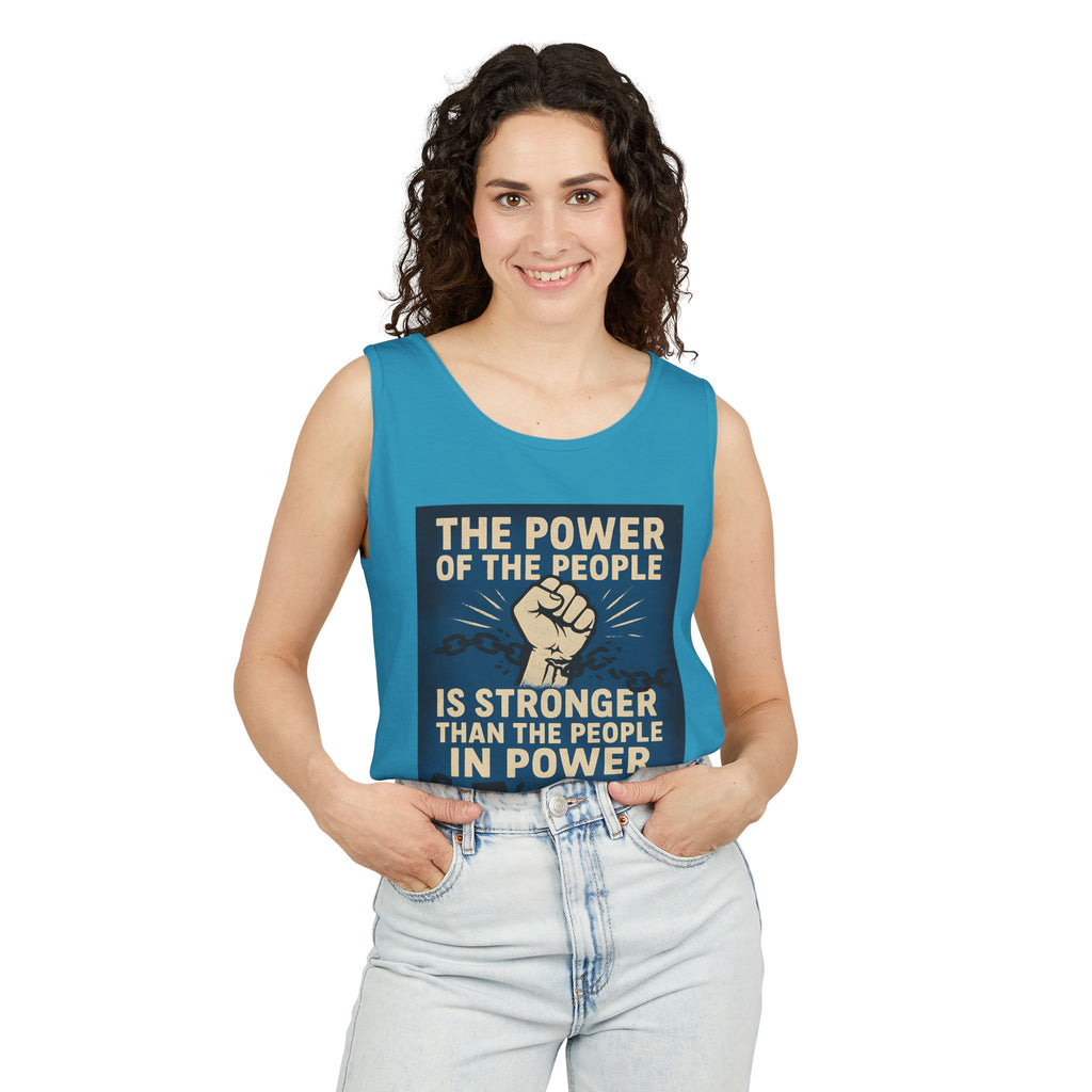 The Power of the People Unisex Cotton Tank Top