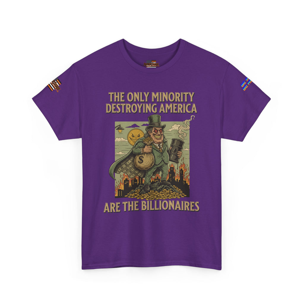 The Only Minority Destroying America Unisex Heavy Cotton Gildan Tee, Casual Wear, Gift for Activists, Comfortable Protest Wear