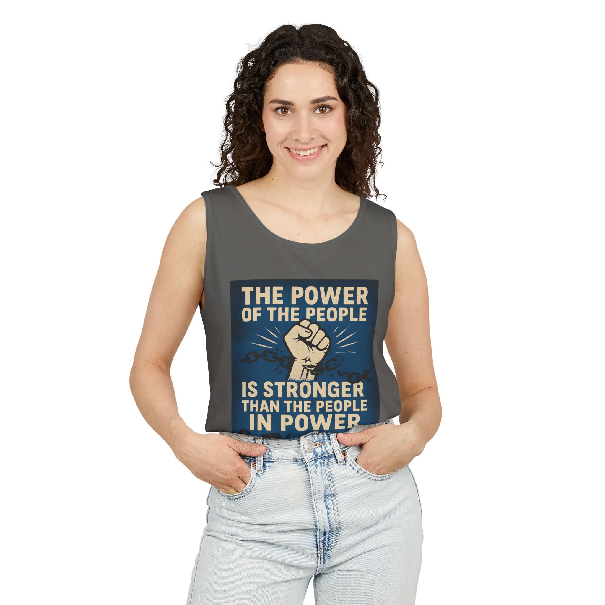The Power of the People Unisex Cotton Tank Top