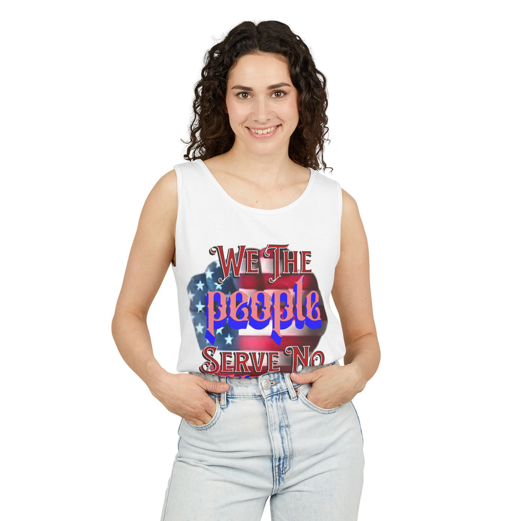 We The People Serve No Kings Unisex Cotton Tank Top