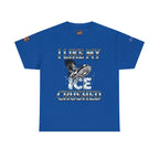 I Like My ICE Crushed Unisex Heavy Cotton Gildan Tee, Casual Wear, Gift for Activists, Comfortable Protest Wear