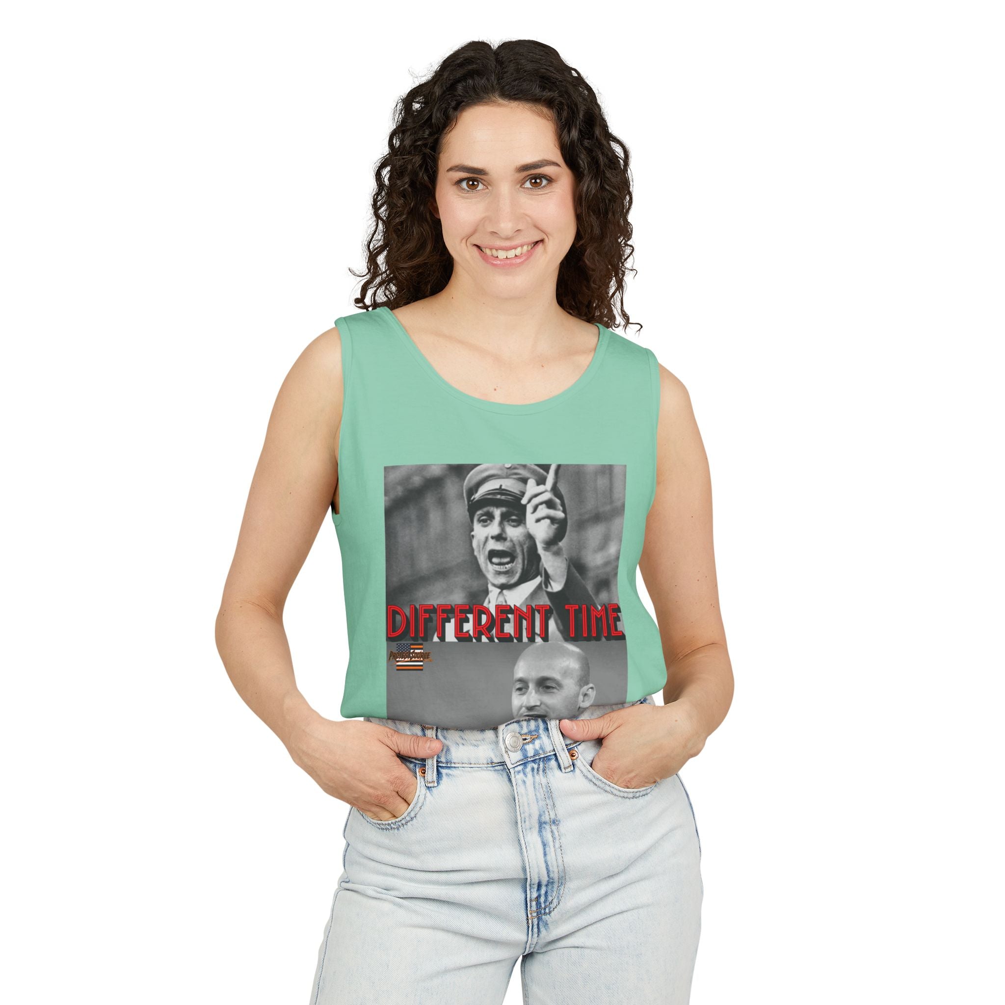 Different Time, Same Person Unisex Cotton Tank Top