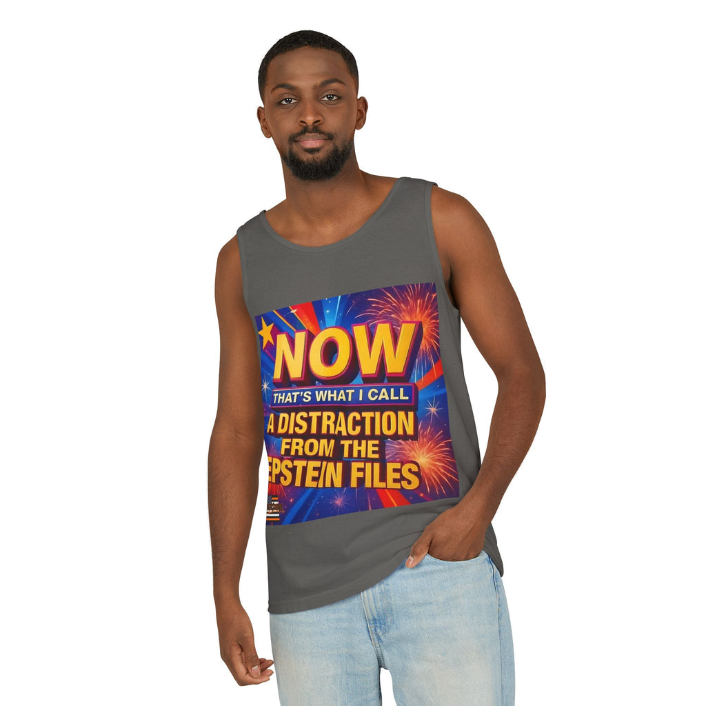 Now That's What I Call A Distraction Unisex Cotton Tank Top