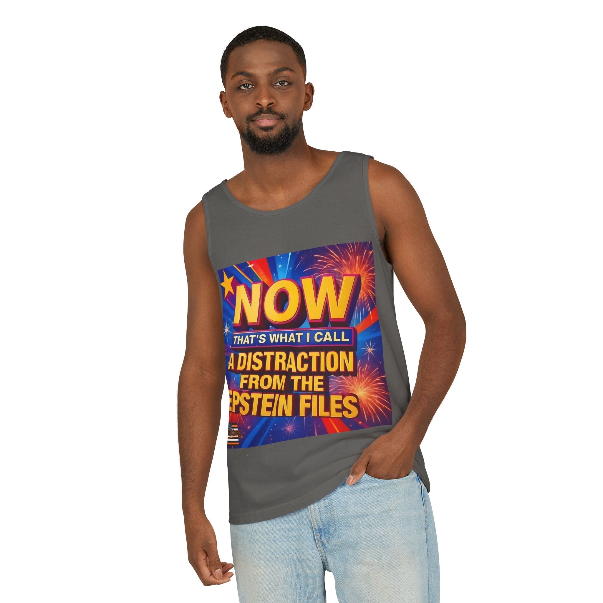 Now That's What I Call A Distraction Unisex Cotton Tank Top