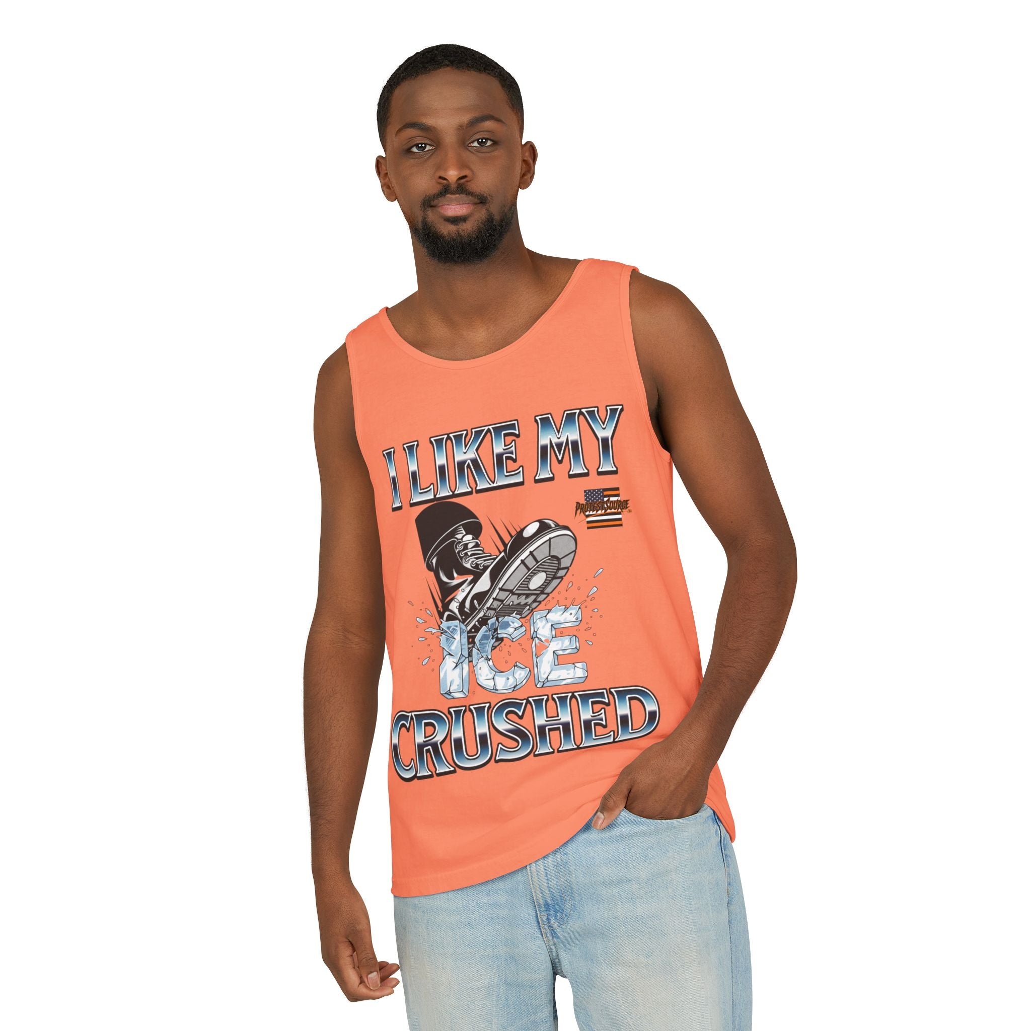 I Like My ICE Crushed Unisex Cotton Tank Top