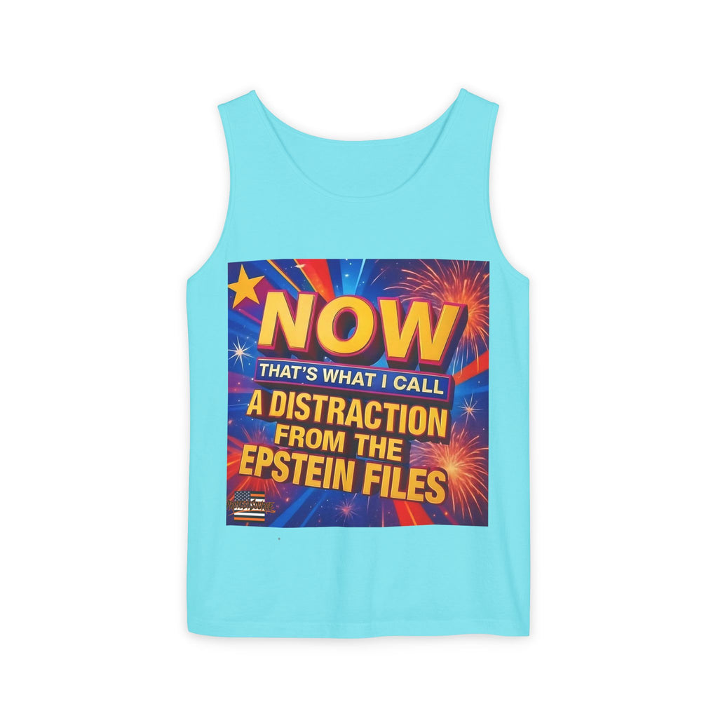 Now That's What I Call A Distraction Unisex Cotton Tank Top