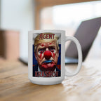 Agent Krasnov 15 oz. Ceramic Coffee Mug, Perfect for Activists, Protests, Gifts, and Daily Use