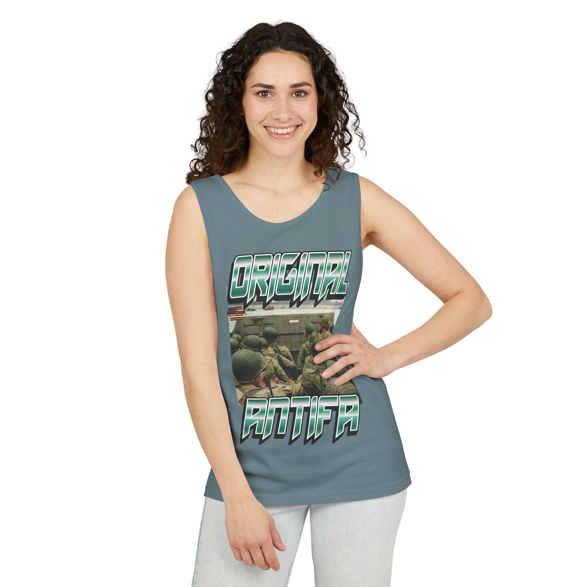 Original Antifa Unisex Cotton Tank Top