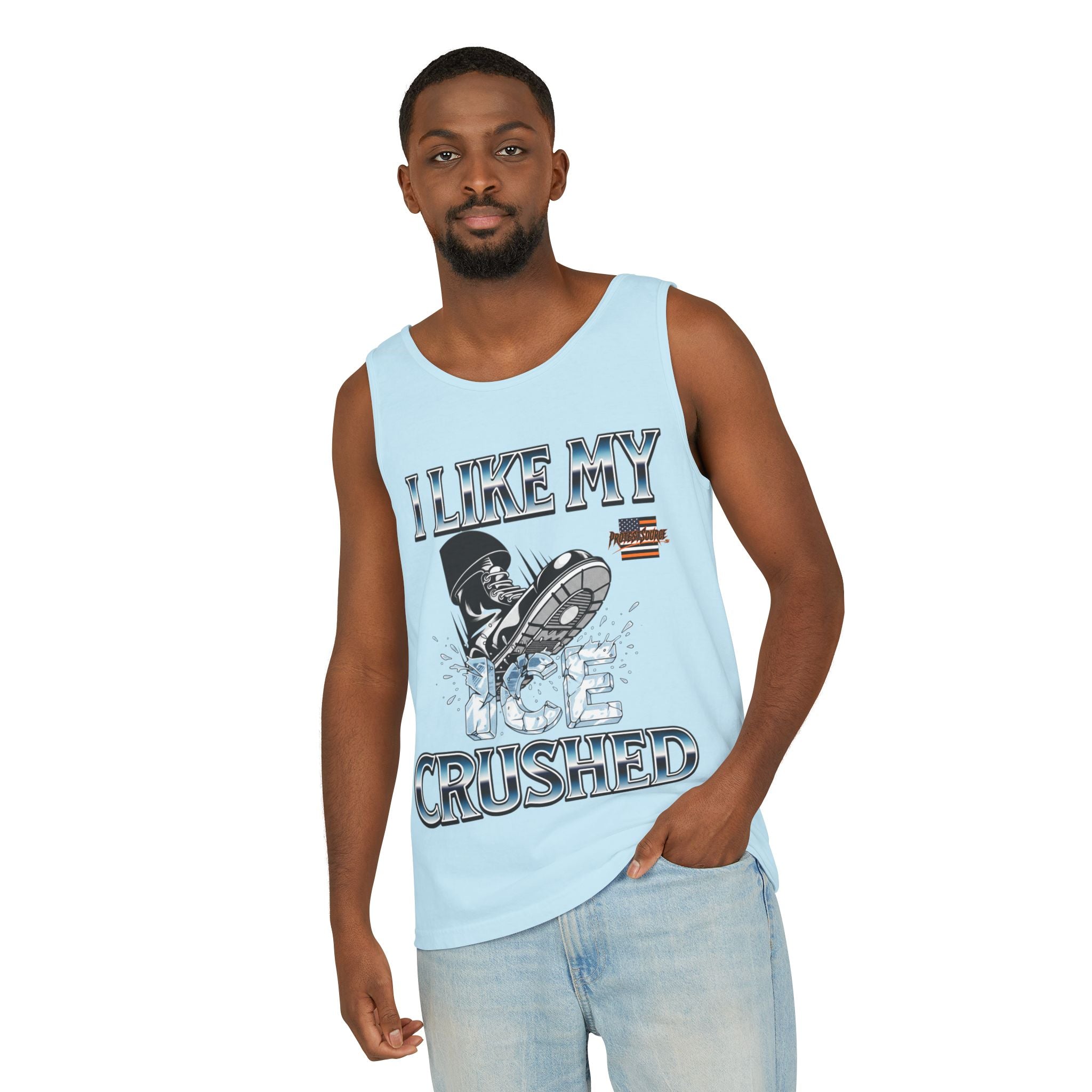 I Like My ICE Crushed Unisex Cotton Tank Top