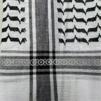 Classical Black and White Keffiyeh/Shemagh Scarf for Men and Women