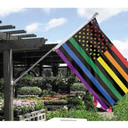 Rainbow American Flag LGBT Pride in 90X150cm and 60X90cm