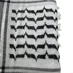 Classical Black and White Keffiyeh/Shemagh Scarf for Men and Women