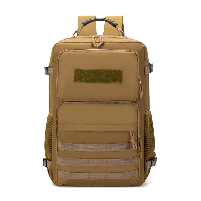 25L Molle Day pack with 3 Compartments and 2 Water Bottle Pockets