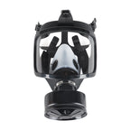 Full Face Gas Mask with Cannister Filter, Firefighter Style Compatible with Glasses