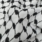 Classical Black and White Keffiyeh/Shemagh Scarf for Men and Women