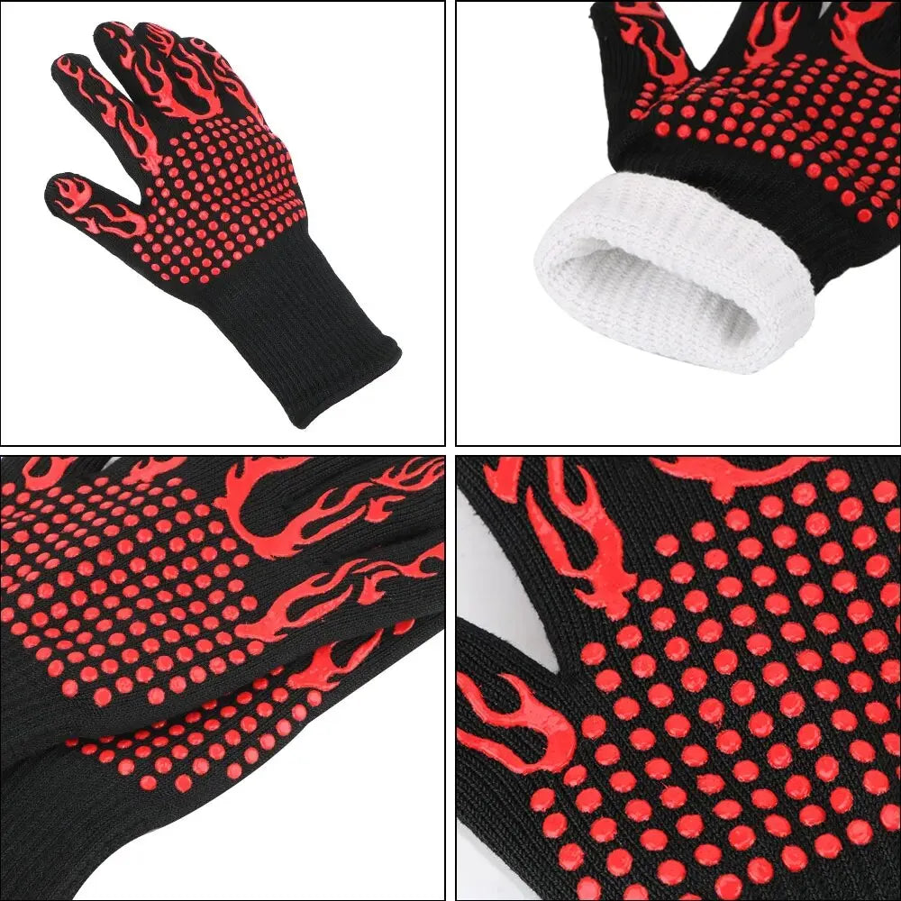 Flame Retardant, Non-slip, Fireproof, Extreme Heat Resistant Gloves