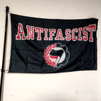 90x150cm Antifascist Flag, Protest Banner for Outdoor/Indoor Use, Waterproof Polyester with Metal Grommets