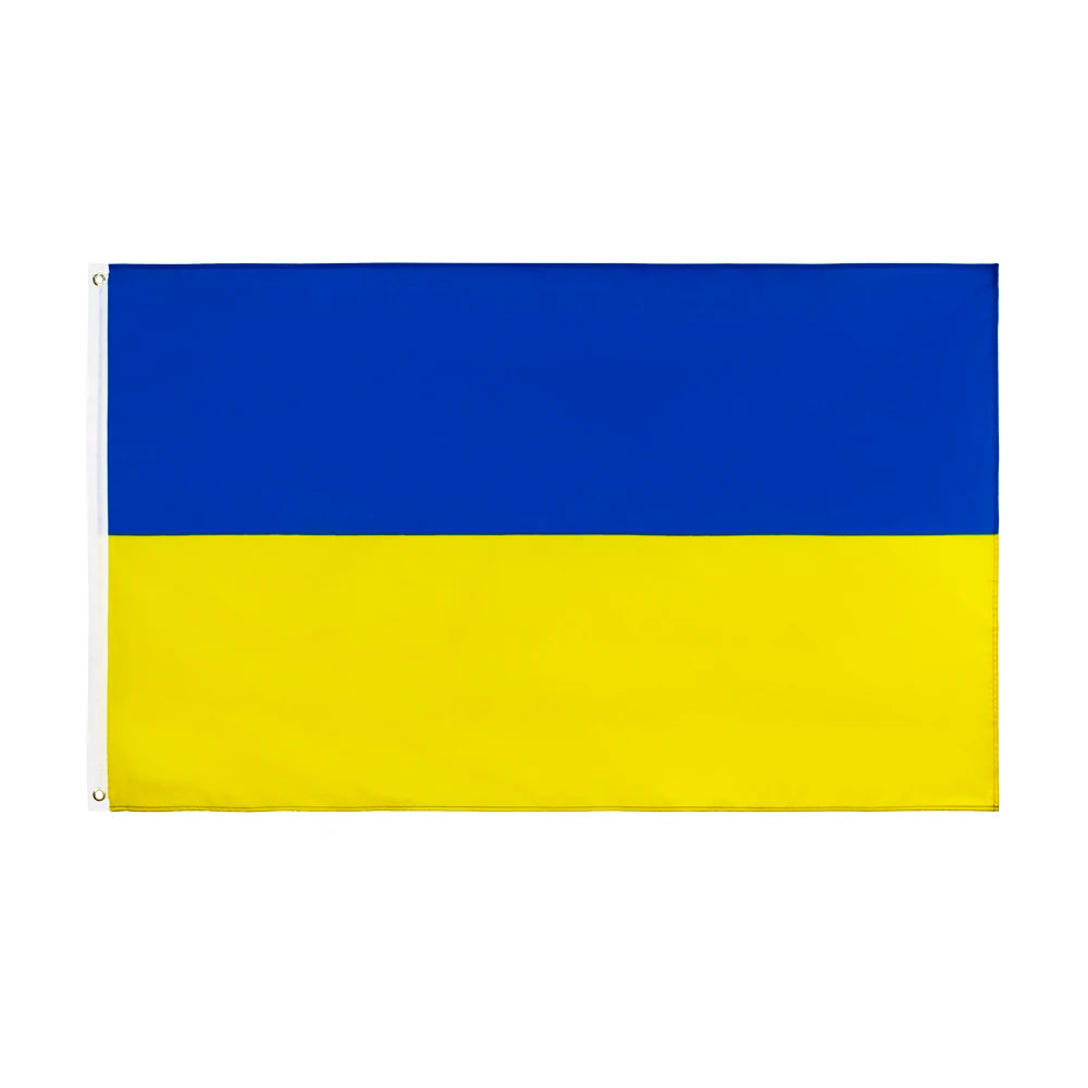 90x150cm Polyester Ukraine Flag