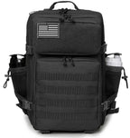 45L Molle Tactical Backpack with 4 Compartments and 2 Water Bottle Pockets