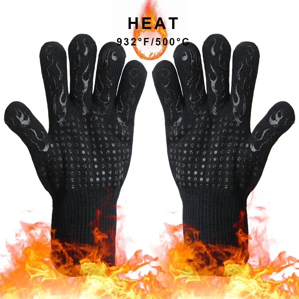 Flame Retardant, Non-slip, Fireproof, Extreme Heat Resistant Gloves