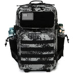 45L Molle Tactical Backpack with 4 Compartments and 2 Water Bottle Pockets