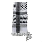 Classical Black and White Keffiyeh/Shemagh Scarf for Men and Women