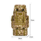 80L Molle Tactical Rucksack with 6 compartments
