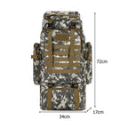 80L Molle Tactical Rucksack with 6 compartments