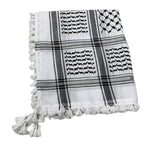 Classical Black and White Keffiyeh/Shemagh Scarf for Men and Women
